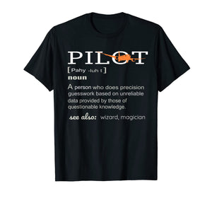 Pilot Definition Shirt who lover Funny Airplane aircraft