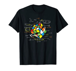 Cool Math Rubix Cube Shirt Funny Rubik Cube Math Lovers Gift T-Shirt-209895
