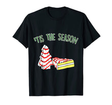 Load image into Gallery viewer, The Season Little Debbie Inspired Christmas Tree Snack Cake T-Shirt
