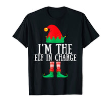 Load image into Gallery viewer, I&#39;m The Elf in Charge Matching Family Group Christmas Gifts T-Shirt-2134025
