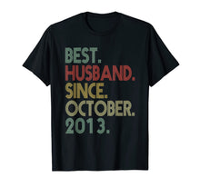 Load image into Gallery viewer, Mens 6th Wedding Anniversary Gifts Husband Since October 2013 T-Shirt
