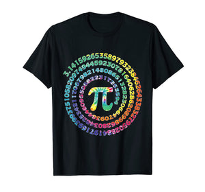 Math Teacher Gifts Tie Dye Pi Symbol Pi Day TShirt596528