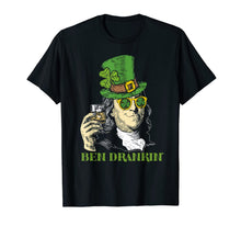 Load image into Gallery viewer, Ben Drankin Funny Green Shamrock Political St Patricks Day T-Shirt-136197

