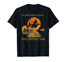 Load image into Gallery viewer, On A Dark Desert Highway Cool Wind In My Hair Dog T-Shirt
