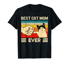 Load image into Gallery viewer, Best Cat Mom Ever T-Shirt Funny Cat Mom Mother Vintage Gift T-Shirt-1323799
