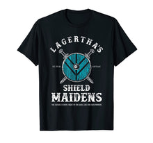 Load image into Gallery viewer, Lagertha&#39;s Shield Maidens - Viking Warrior Shieldmaiden T-Shirt-1055596
