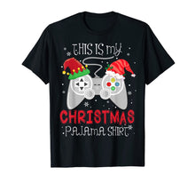 Load image into Gallery viewer, This Is My Christmas Pajama Gamer Video Game Lover Santa Hat T-Shirt

