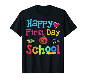 Happy First Day Of School Fun Tshirt Gifts Teacher & Student 76871