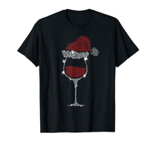 Load image into Gallery viewer, Funny shirts V-neck Tank top Hoodie sweatshirt usa uk au ca gifts for Glass of Red Wine Santa Hat Christmas For Men Women Family T-Shirt 396743
