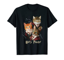 Load image into Gallery viewer, Potter Cats Cute Harry Pawter Kitten gift for Her T-Shirt-742317
