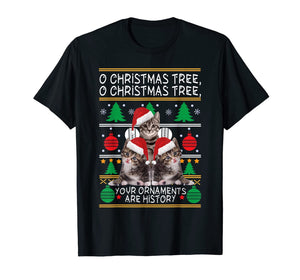 Funny shirts V-neck Tank top Hoodie sweatshirt usa uk au ca gifts for Cats Christmas Shirt Funny Ornaments Pajama Family Gift Tee T-Shirt 212193
