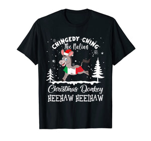 Dominick The Christmas Donkey-Italian Donkey Christmas Gifts T-Shirt-772579