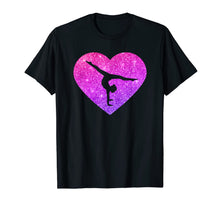 Load image into Gallery viewer, Cute Gymnastics Heart Gift For Girls Teens And Women T-Shirt-3198880
