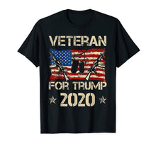 Load image into Gallery viewer, Veterans For Trump 2020 Shirt Military Republican Supporters 130252
