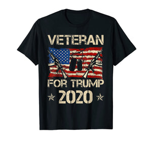 Veterans For Trump 2020 Shirt Military Republican Supporters 130252