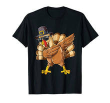 Load image into Gallery viewer, Thanksgiving Dabbing Turkey Shirt Boys Kids Men Pilgrim Day
