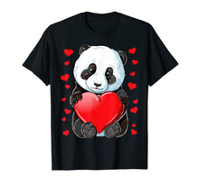 Load image into Gallery viewer, Panda Heart Valentines Day Girls Kids Women Bear Lover Gifts T-Shirt-860968
