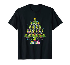 Funny shirts V-neck Tank top Hoodie sweatshirt usa uk au ca gifts for Funny Frog Christmas Tree Lights Gift T-Shirt 215206
