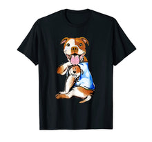 Load image into Gallery viewer, Mother&#39;s Day Gifts Pit Bull Dog Tattoo I Love Mom T-Shirt-509518
