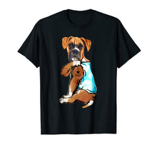 Load image into Gallery viewer, Funny Boxer Dog I Love Dad Tattoo Boxer Lover Gift T-Shirt-1679553
