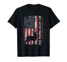 Load image into Gallery viewer, USA Flag Best Buckin' Pawpaw Ever Deer Hunting Father's Day T-Shirt-1606195
