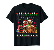 Load image into Gallery viewer, Funny shirts V-neck Tank top Hoodie sweatshirt usa uk au ca gifts for Dachshund Christmas Ugly Sweater Style Dog Xmas Gift T-Shirt 472580
