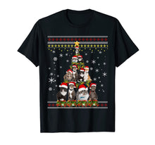 Load image into Gallery viewer, Funny Christmas Tree Cats Merry Christmas Ugly Sweater Gifts T-Shirt-3127700
