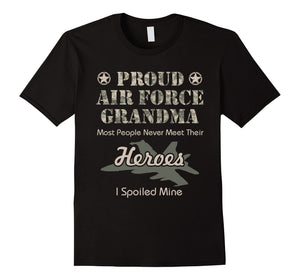 Funny shirts V-neck Tank top Hoodie sweatshirt usa uk au ca gifts for Proud Air Force Grandma T-Shirt 1318319