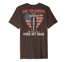 Load image into Gallery viewer, Funny shirts V-neck Tank top Hoodie sweatshirt usa uk au ca gifts for My Grandpa Is My Guardian Angel He Watches Over My Back Tees 2332666
