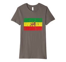 Load image into Gallery viewer, Funny shirts V-neck Tank top Hoodie sweatshirt usa uk au ca gifts for Old Ethiopia Flag Lion of Judah Rasta Reggae T Shirt Tee New 2519462
