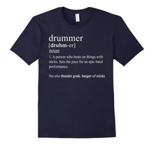 Load image into Gallery viewer, Funny shirts V-neck Tank top Hoodie sweatshirt usa uk au ca gifts for Funny Drummer Shirts Drum Gifts Drumming Definition T Shirt 1776592
