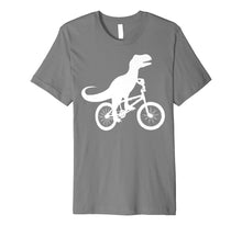 Load image into Gallery viewer, Funny shirts V-neck Tank top Hoodie sweatshirt usa uk au ca gifts for Dinosaur Riding Bike Shirt | Cute Bike-Dino Lovers Tee Gift 870524
