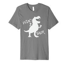 Load image into Gallery viewer, Funny shirts V-neck Tank top Hoodie sweatshirt usa uk au ca gifts for Winosaurus Roar: Wine Drinking Winosaur Shirt Premium T-Shirt 2601971
