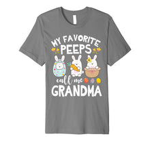 Load image into Gallery viewer, Funny shirts V-neck Tank top Hoodie sweatshirt usa uk au ca gifts for My Favorite Peeps Call Me Grandma Bunny Happy Easter Shirt 2941726
