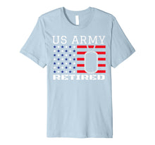Load image into Gallery viewer, US American Flag Patriotism Dog Tag Veteran Army Retirement  Premium T-Shirt 1036032
