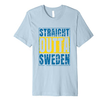 Load image into Gallery viewer, Funny shirts V-neck Tank top Hoodie sweatshirt usa uk au ca gifts for Straight Outta Sweden Distressed Swedish T Shirt 2288323
