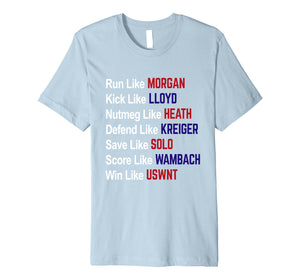 Funny shirts V-neck Tank top Hoodie sweatshirt usa uk au ca gifts for United States Womens Soccer Players Morgan Lloyd Heath Tee 598924