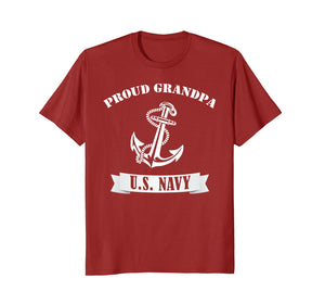 Funny shirts V-neck Tank top Hoodie sweatshirt usa uk au ca gifts for Proud Grandpa U.S. Navy T Shirt 2681960