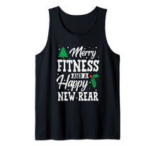 Load image into Gallery viewer, Funny shirts V-neck Tank top Hoodie sweatshirt usa uk au ca gifts for Merry Fitness And A Happy New Rear Workout Christmas Gift Tank Top 339867
