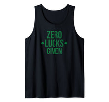 Load image into Gallery viewer, Zero Lucks Given St. Patricks Day Lucky Irish Tank Top-192695
