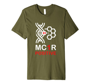 Funny shirts V-neck Tank top Hoodie sweatshirt usa uk au ca gifts for MC1R Positive Funny T-Shirt redhead gift 1532044