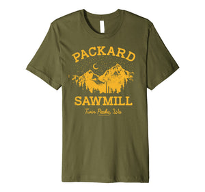 Funny shirts V-neck Tank top Hoodie sweatshirt usa uk au ca gifts for Twin Peaks Packard Sawmill Retro Vista Logo Premium T-Shirt 2455100