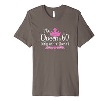 Load image into Gallery viewer, Funny shirts V-neck Tank top Hoodie sweatshirt usa uk au ca gifts for Funny Womens 60th Birthday Gift T-Shirt - The Queen is 60! 551331
