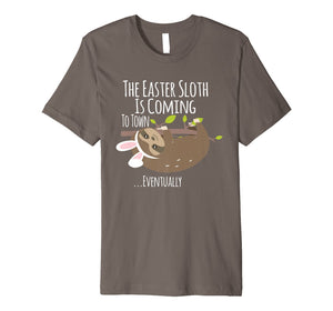 Funny shirts V-neck Tank top Hoodie sweatshirt usa uk au ca gifts for The Easter Sloth With Bunny Ears Funny T Shirt Easter Bunny 2701651