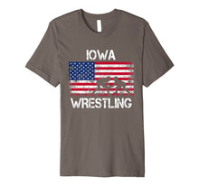 Load image into Gallery viewer, Funny shirts V-neck Tank top Hoodie sweatshirt usa uk au ca gifts for Iowa Wrestling American Flag Gift For Wrestler Shirt 1967739
