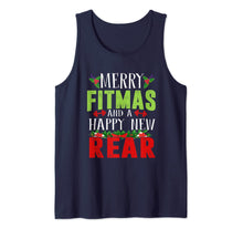 Load image into Gallery viewer, Funny shirts V-neck Tank top Hoodie sweatshirt usa uk au ca gifts for Merry Fitmas and A Happy New Rear Christmas Fitness Workout Tank Top 494881

