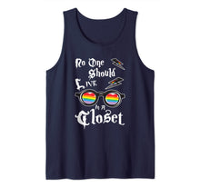 Load image into Gallery viewer, No One Should Live In A Closet LGBT Gay Pride Rainbow LGBTQ Tank Top 28759
