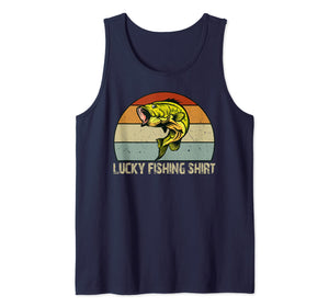Lucky Bass Fishing Bass Fisherman Gifts Tank Top-3130706