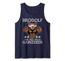Load image into Gallery viewer, Brodolf The Red Nose Gainzdeer Tee Merry Liftmas Christmas Tank Top-1532895
