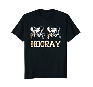 Funny shirts V-neck Tank top Hoodie sweatshirt usa uk au ca gifts for Hip Replacement Gift T-Shirt: Hip Hip Hooray Bones Shirt 1558854